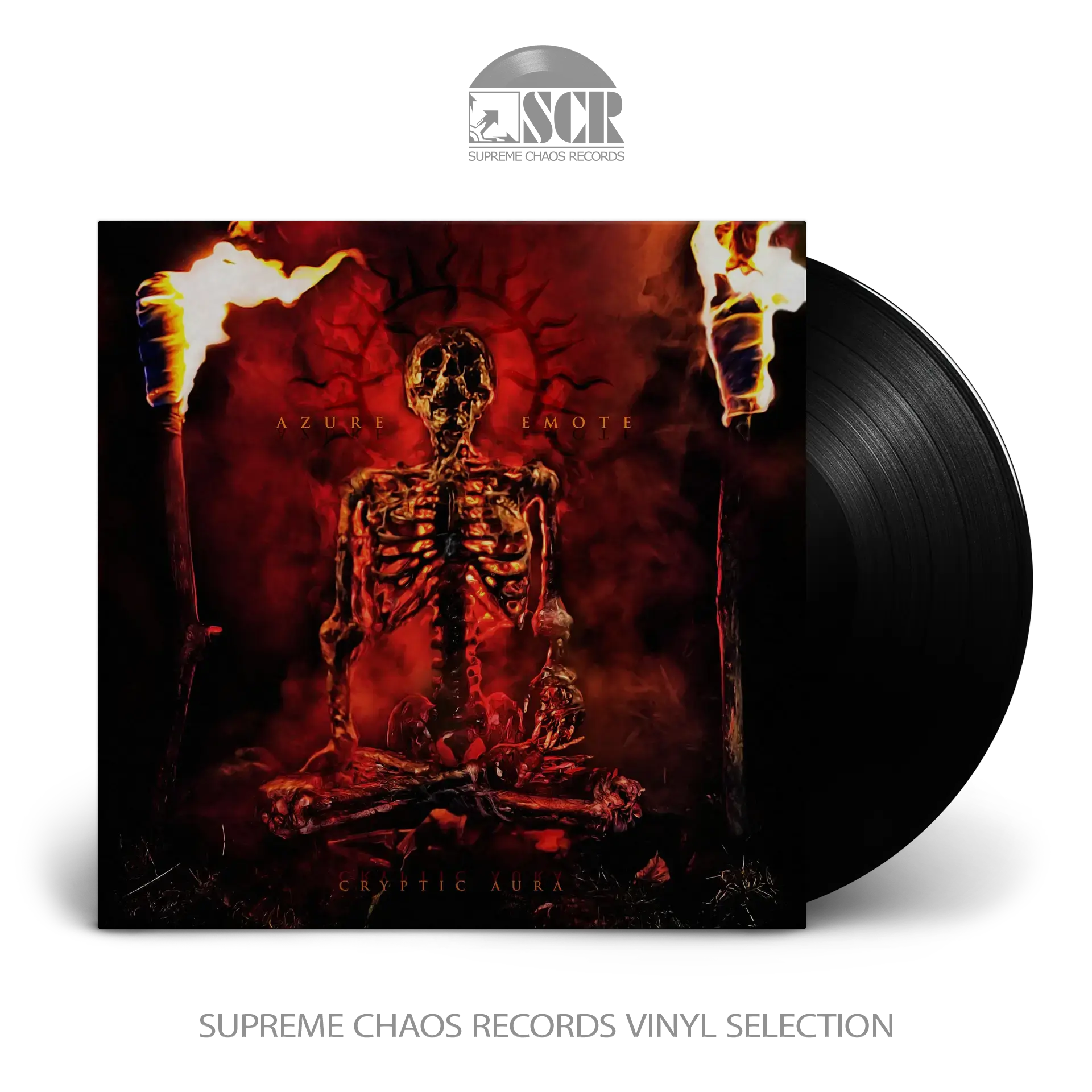 AZURE EMOTE · Cryptic Aura | BLACK LP (Death Metal Vinyl)
