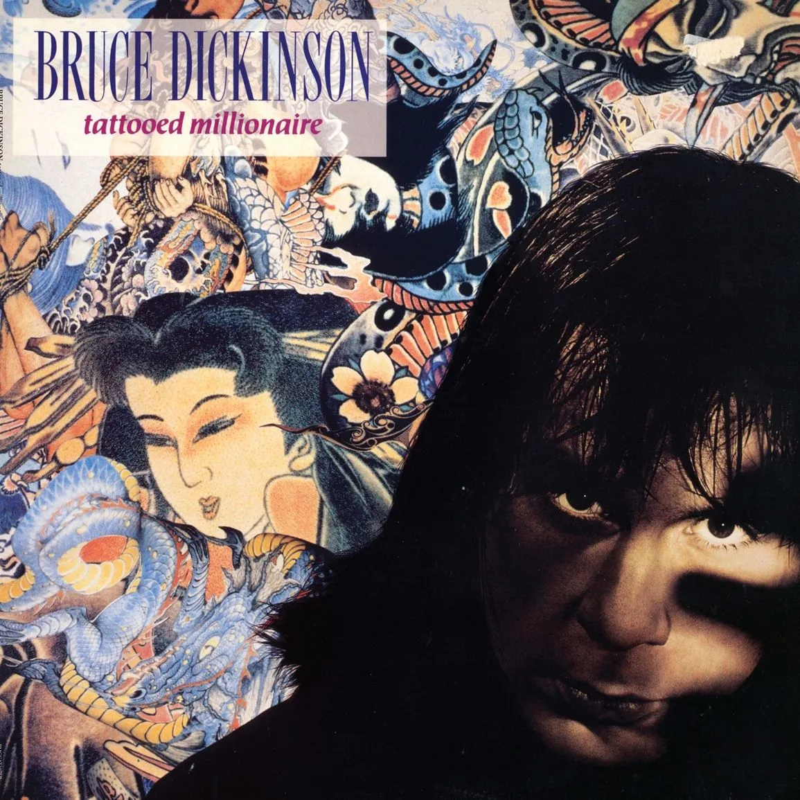 BRUCE DICKINSON · Tattooed Millionaire | BLACK LP (Heavy Metal Vinyl) · Picture 1