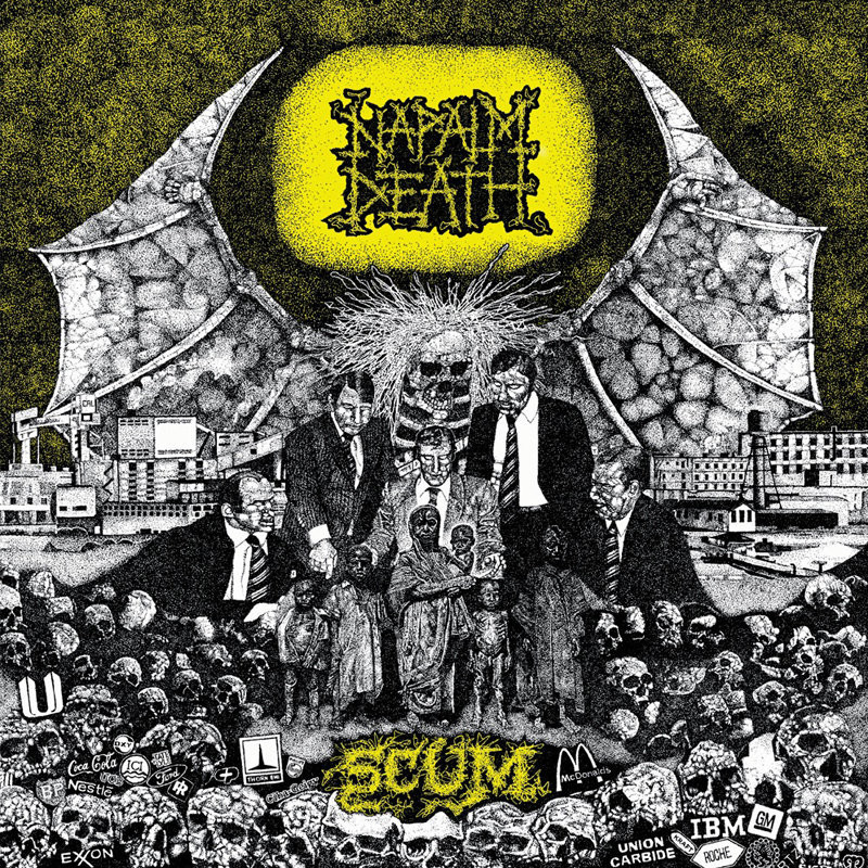 NAPALM DEATH · Scum (FDR Remaster) | BLACK LP (Grindcore/Death Metal Vinyl) · Picture 1