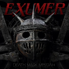 EXUMER · Death Mask Messiah | RED BLACK GALAXY LP (Thrash Metal Vinyl) · Picture 1