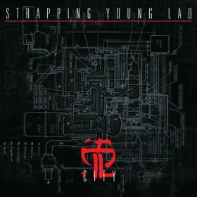 STRAPPING YOUNG LAD · City | YELLOW/BLACK SPLATTER 2LP (Industrial Metal Vinyl) · Picture 1
