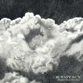 40 WATT SUN · Wider Than The Sky | CRYSTAL CLEAR 2LP (Doom Metal Vinyl) · Picture 1