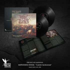 IMPENDING DOOM · Caedes Sacrilegae (The Rough Mixes) | BLACK 2LP (Black Metal/Heavy Metal/Doom Metal Vinyl) · Picture 2