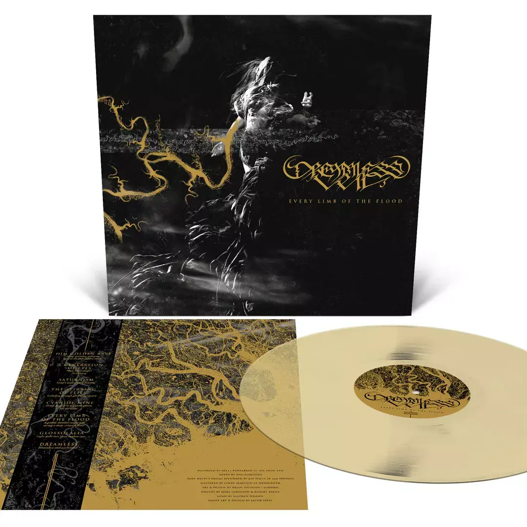 DREAMLESS VEIL · Every Limb of the Flood | TRANSLUCENT GOLD LP (Death Metal Vinyl)