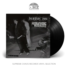 AGORAPHOBIC NOSEBLEED / DESPISE YOU - And On And On... [BLACK LP] (Grindcore Vinyl)