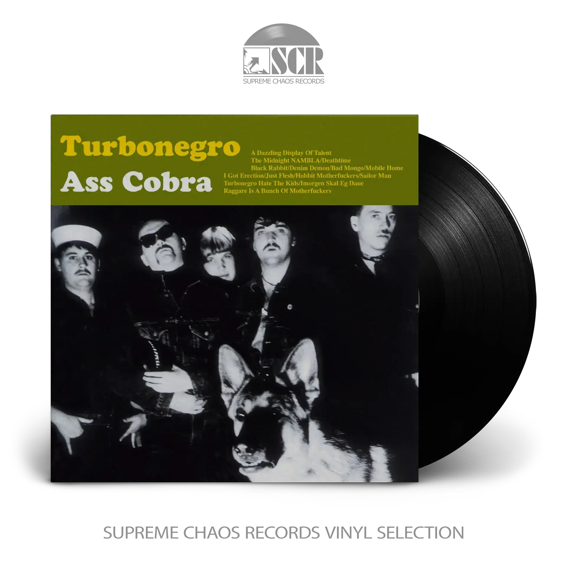 TURBONEGRO - Ass Cobra · BLACK LP TURBONEGRO - Ass Cobra · BLACK LP (Punk Rock Vinyl)