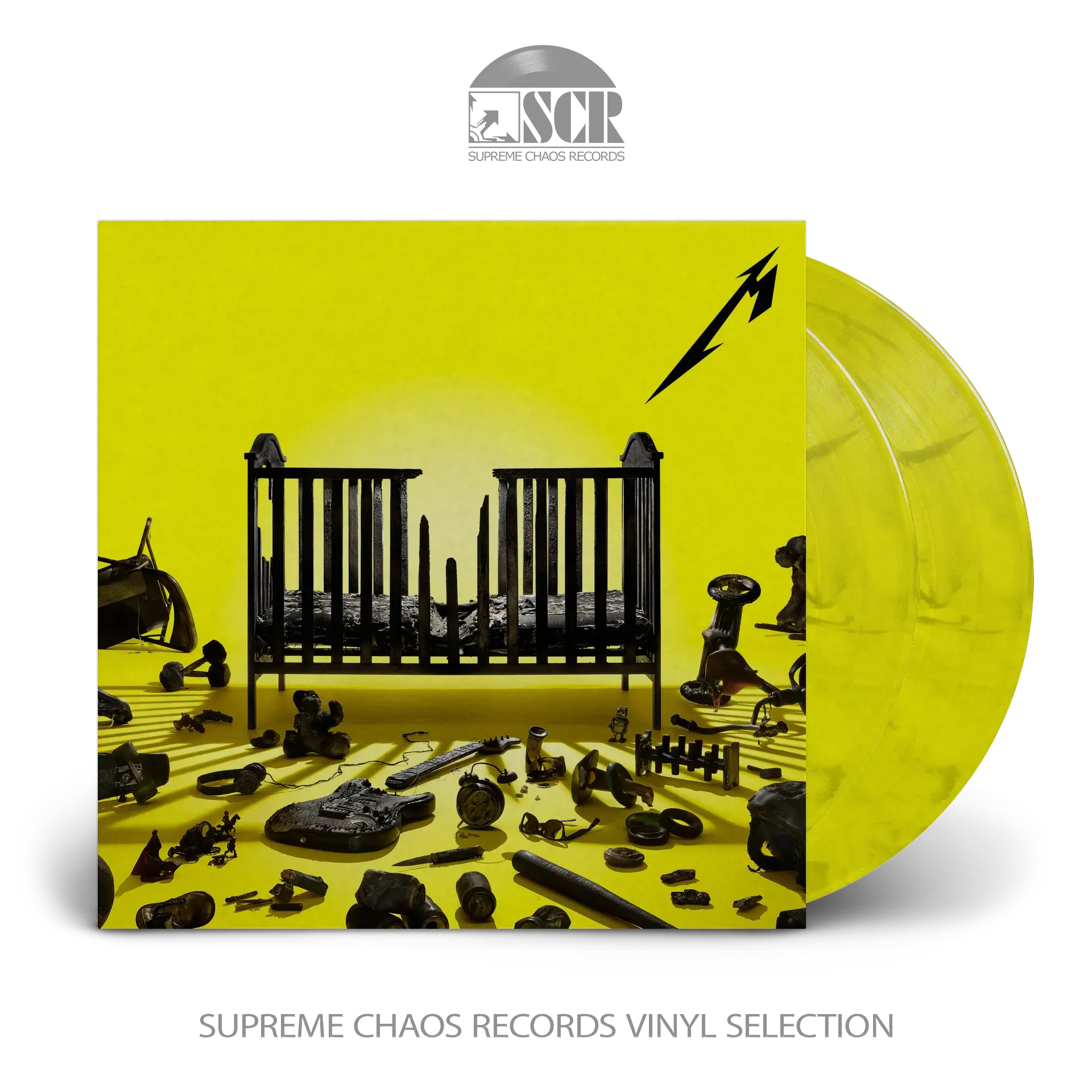 METALLICA · 72 Seasons | YELLOW/BLACK MARBLED DLP (Heavy Metal Vinyl)
