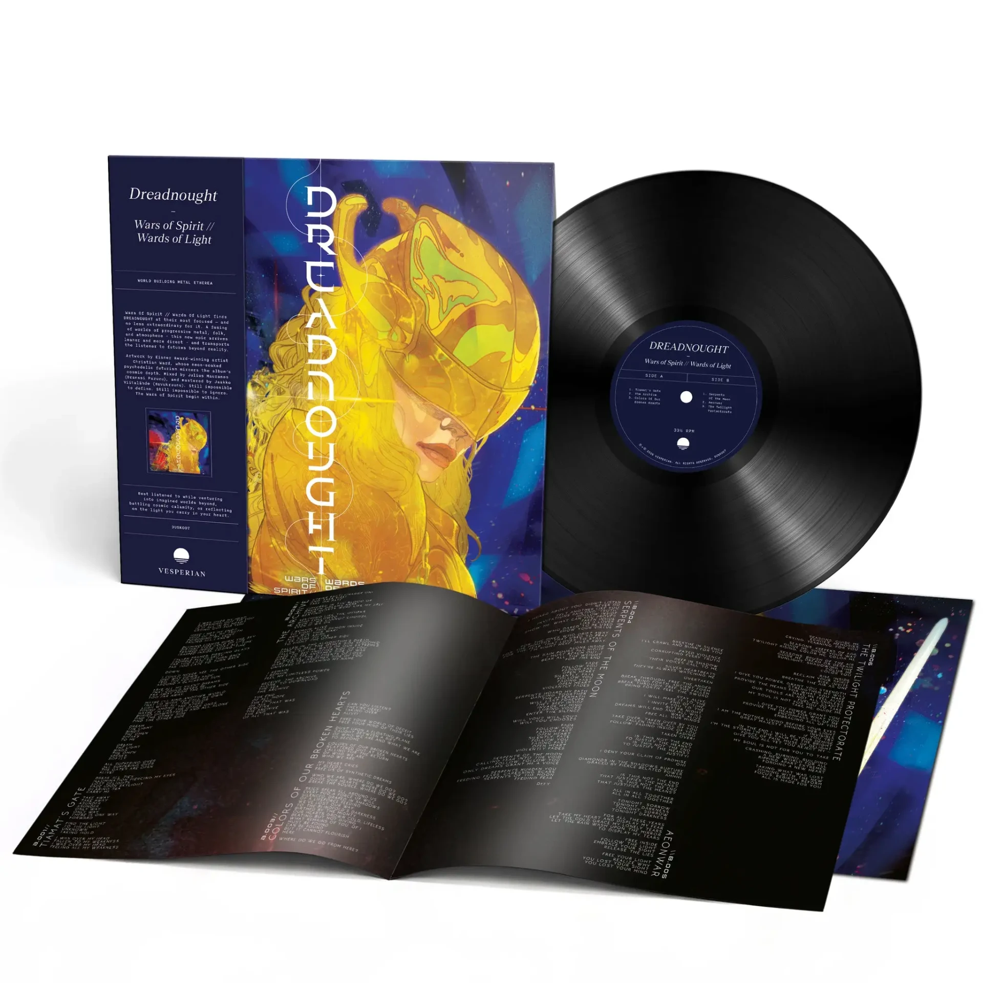 DREADNOUGHT - Wars of Spirit // Wards of Light [BLACK LP] (Progressive Metal Vinyl) · Picture 2