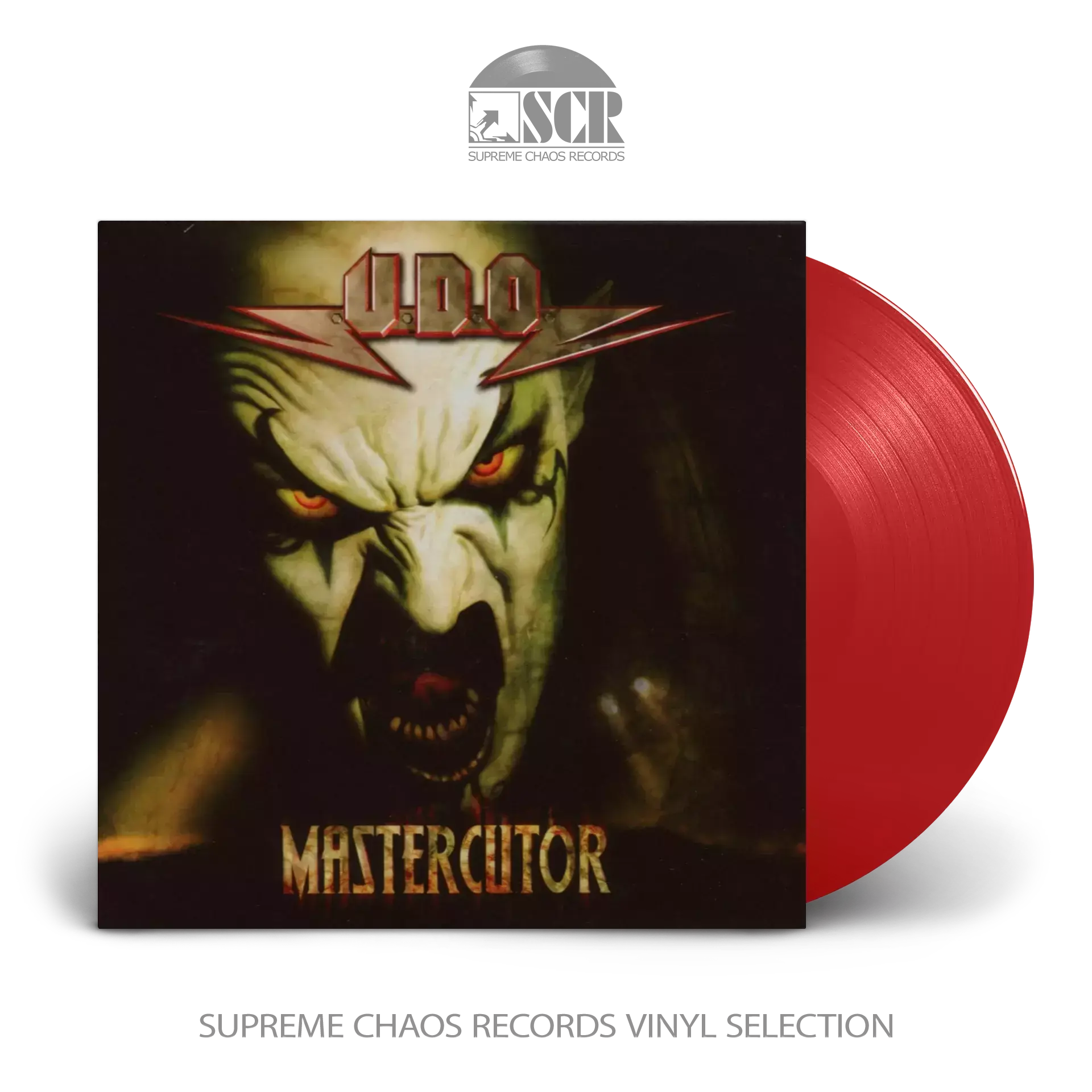 U.D.O. - Mastercutor · TRANSPARENT RED LP (Hard Rock Vinyl)