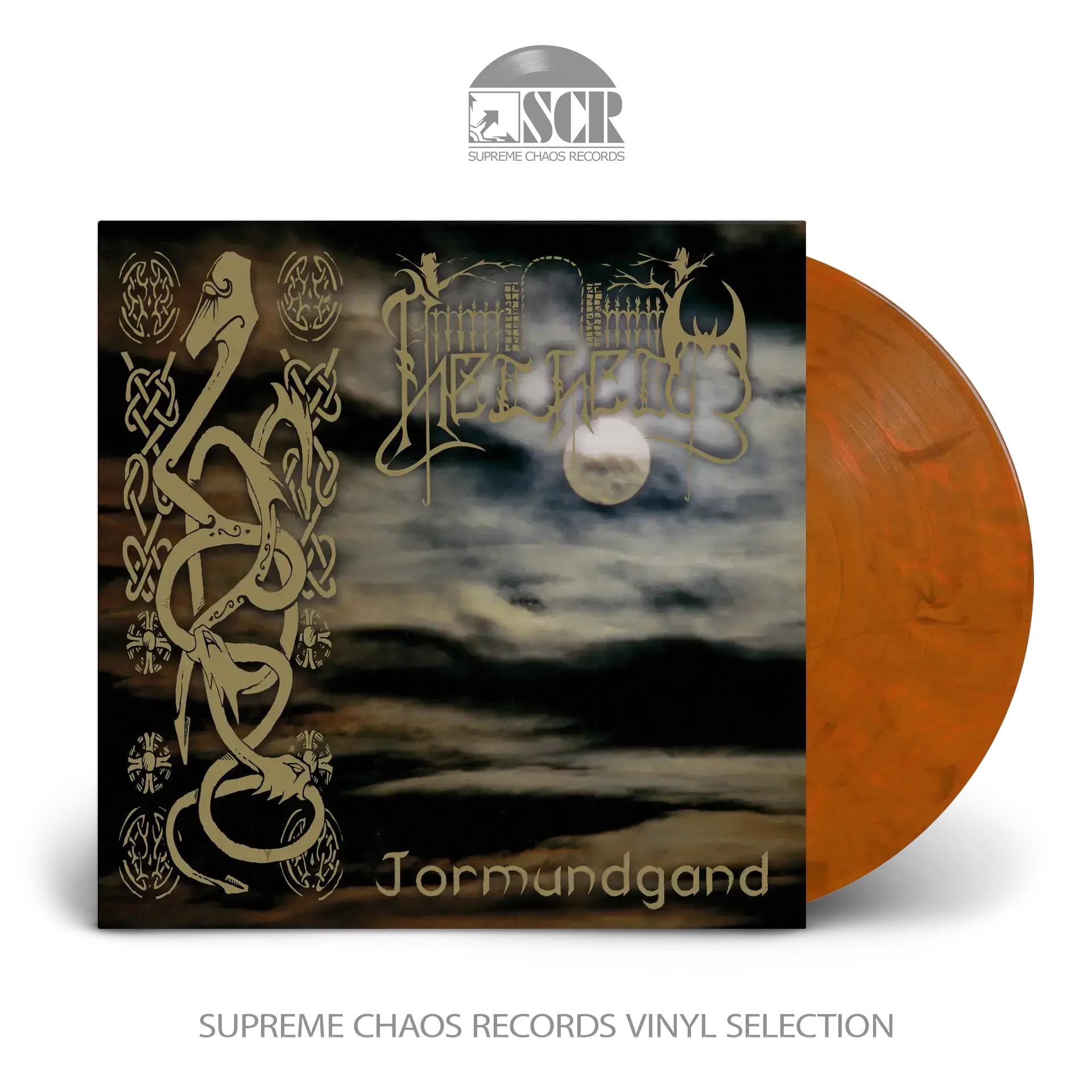 HELHEIM - Jormundgand · ORANGE/BLACK MARBLED LP (Black Metal Vinyl)