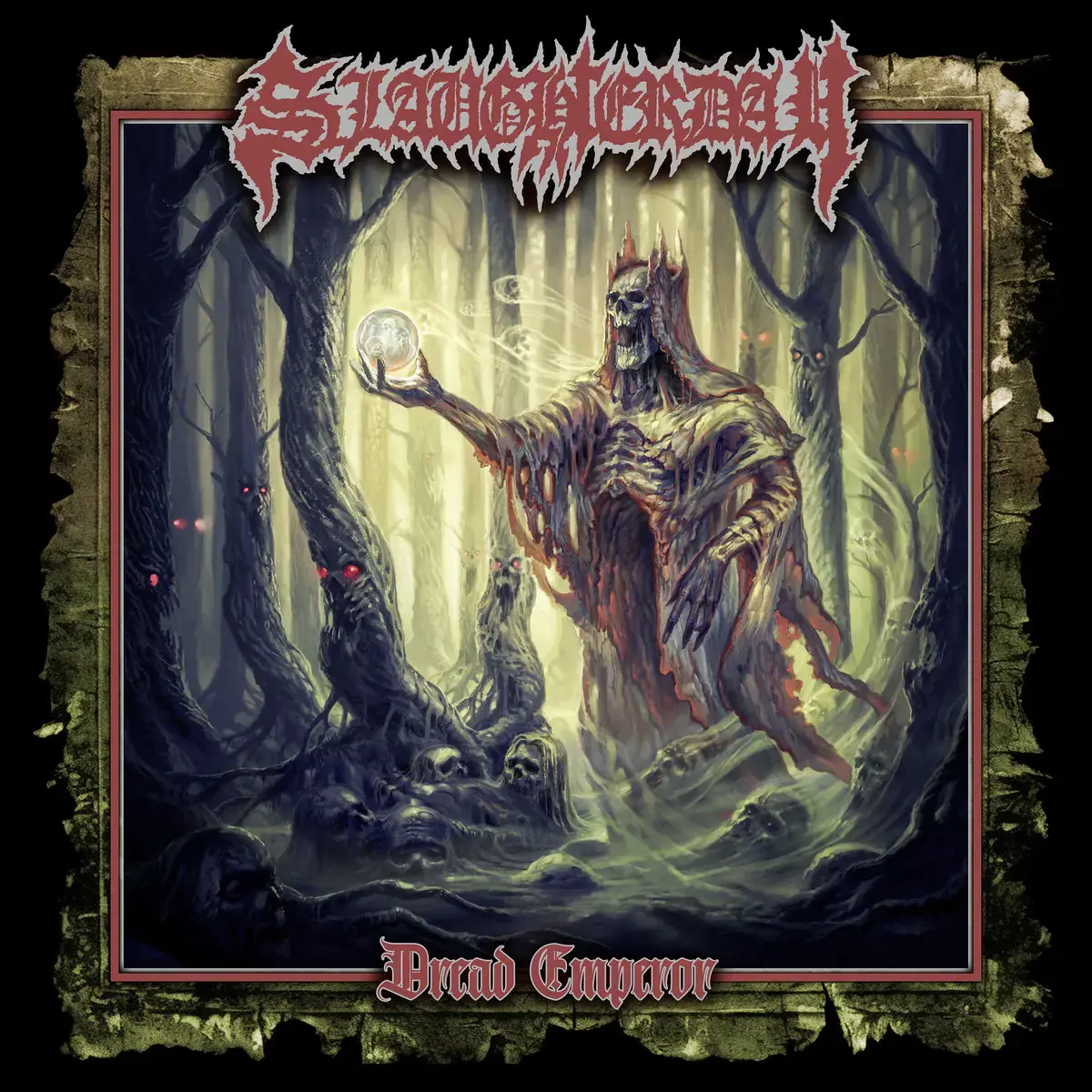 SLAUGHTERDAY · Dread Emperor | PURPLE/YELLOW SPLATTER LP (Death Metal Vinyl) · Picture 1
