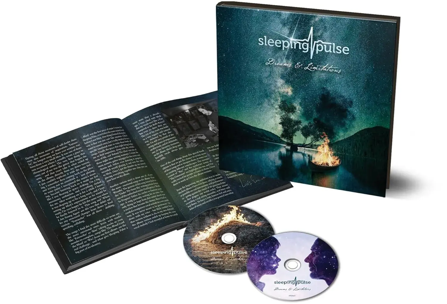SLEEPING PULSE · Dreams & Limitations | ARTBOOK 2CD (Progressive Rock/Doom Rock CDs)