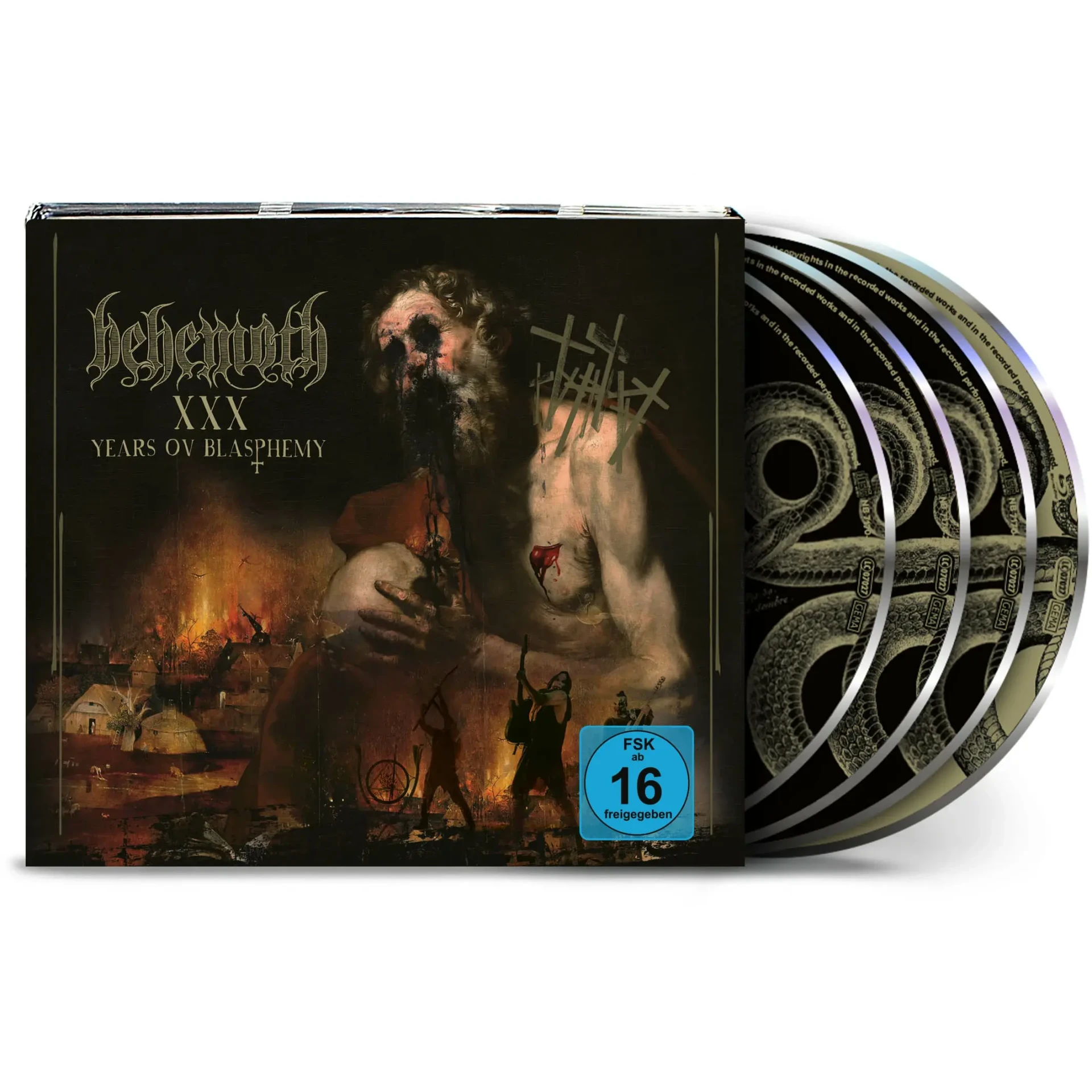 BEHEMOTH - XXX Years Ov Blasphemy · 3CD+BLU-RAY MEDIABOOK (Death Metal CDs)