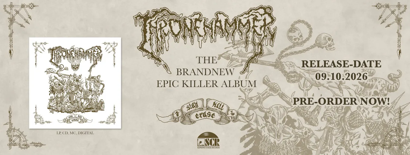 New Thronehammer album "Slay | Kill | Erase"