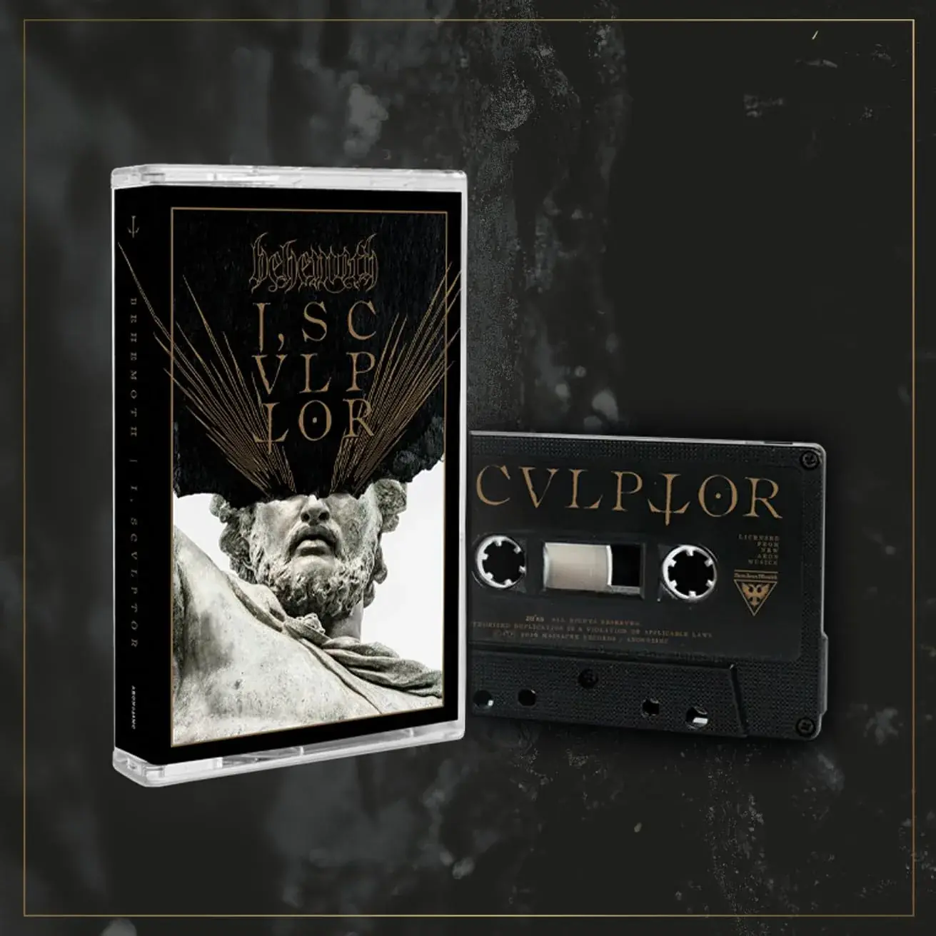 BEHEMOTH · I, Scvlptor | BLACK TAPE (Black Metal/Death Metal Tapes)