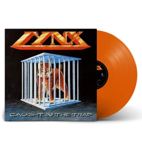 LYNX · Caught in the trap | BLAZING ORANGE LP (Heavy Metal Vinyl)