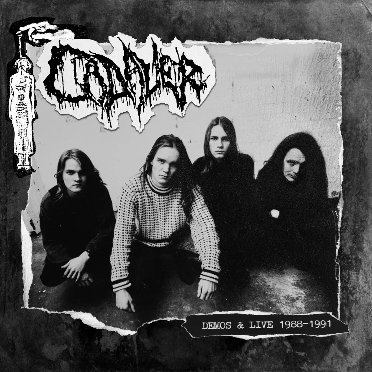 CADAVER · Demos & Live 1988-1991 | WHITE 3LP (Death Metal Vinyl) · Picture 1