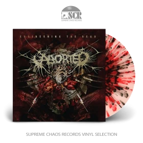 ABORTED · Engineering the Dead | CLEAR/BLACK/ORANGE/RED SPLATTER LP (Death Metal Vinyl)