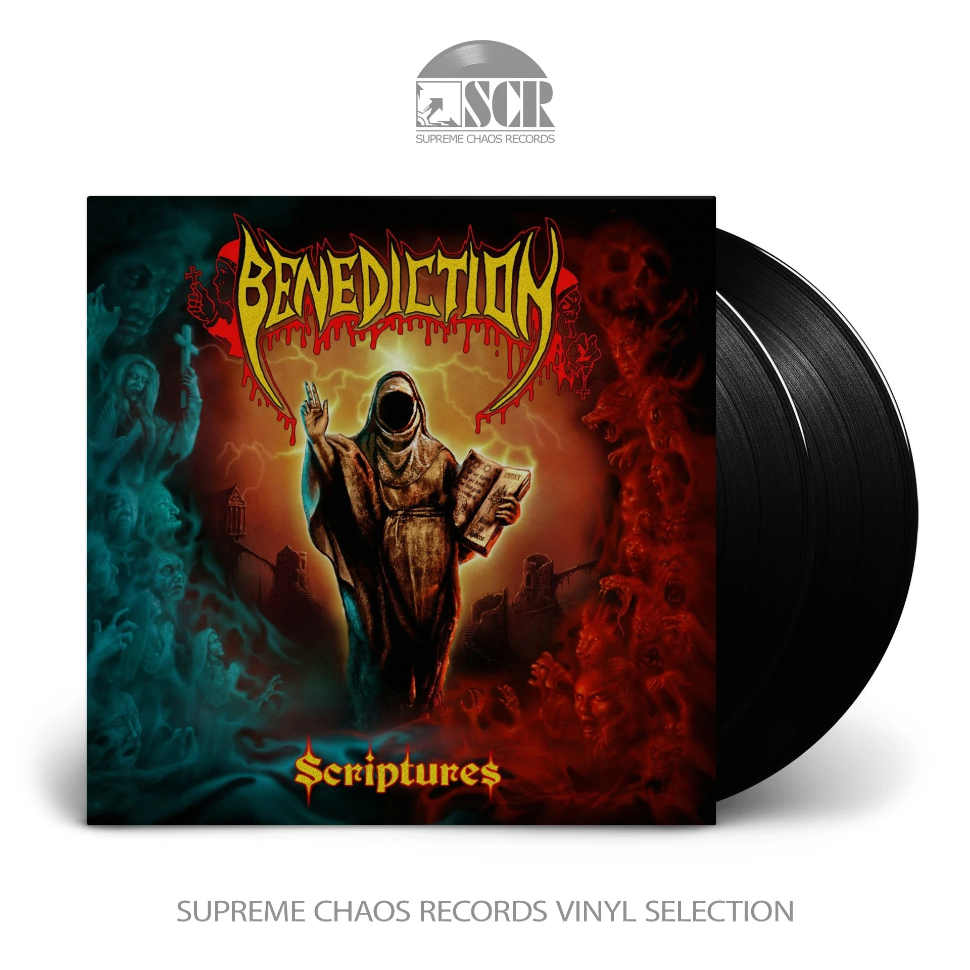 BENEDICTION · Scriptures | BLACK 2LP (Death Metal Vinyl)