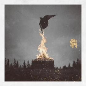 SUN OF THE DYING · A Throne Of Ashes | BLACK LP (Doom Metal/Death Metal Vinyl) · Picture 1