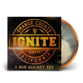 IGNITE · A War Against You | SILVER DUST FILLED LP (Hardcore Vinyl)