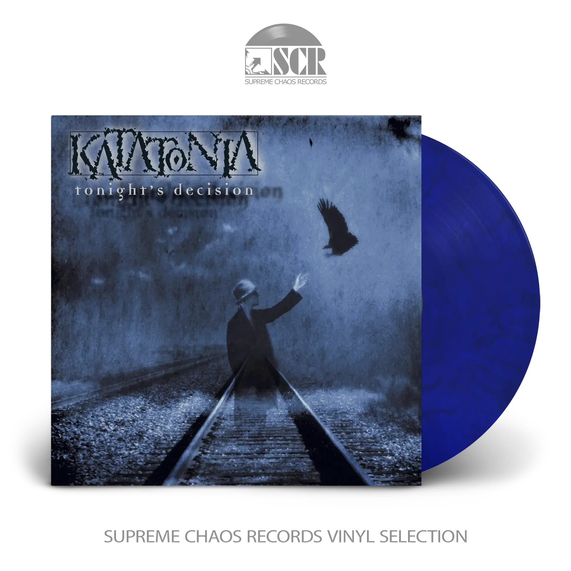 KATATONIA · Tonight's Decision (25th Anniversary) | TRANSPARENT BLUE/WHITE/BLACK MARBLED LP (Dark Metal/Death Metal Vinyl)