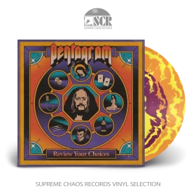 PENTAGRAM · Review Your Choices (Re-Release 2024) | YELLOW/ORANGE/PURPLE MERGE LP (Doom Metal Vinyl)