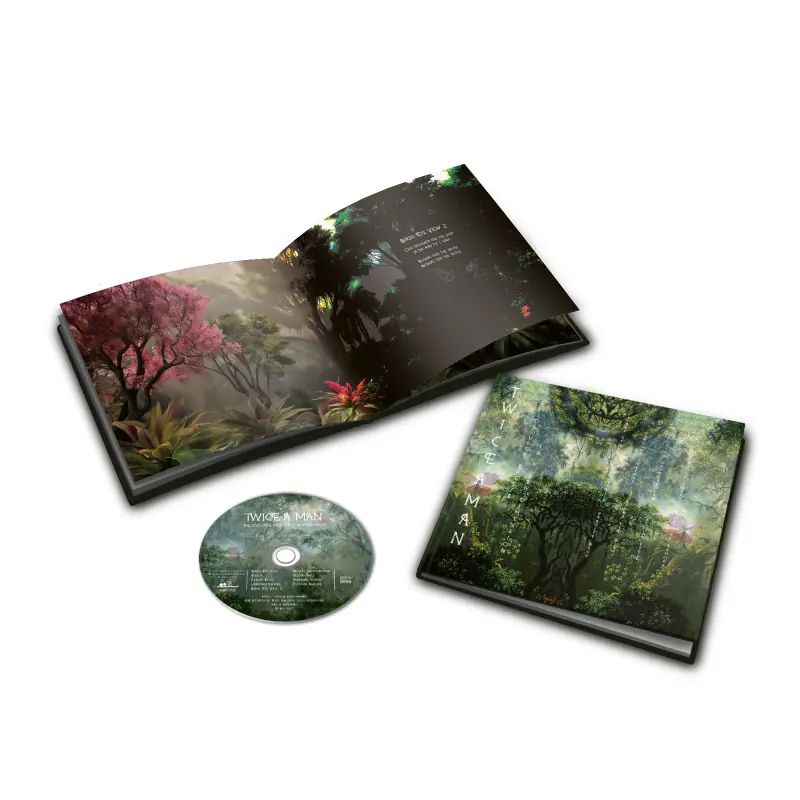 TWICE A MAN · The Coloured Breeze Is A New Dimension | ARTBOOK CD (Electronic/Dark Wave CDs)