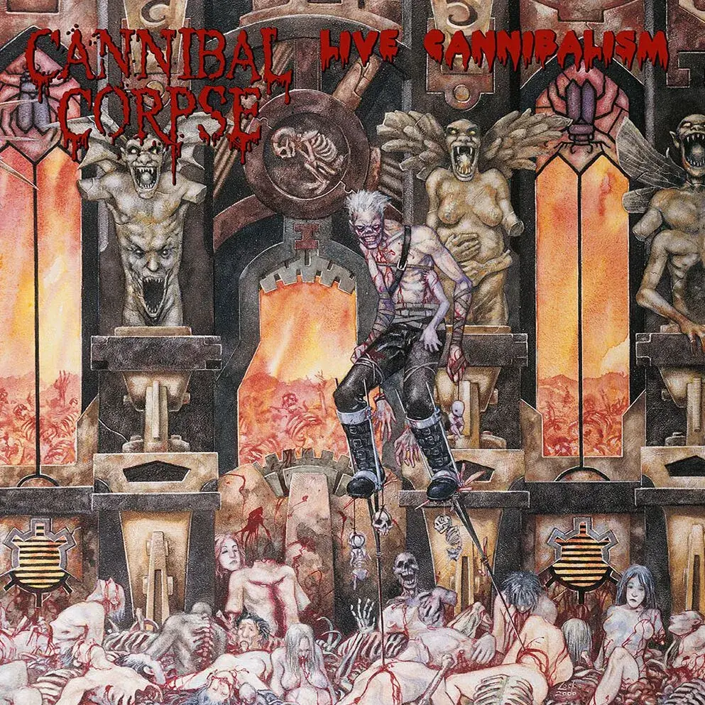 CANNIBAL CORPSE · Live Cannibalism | WHITE 2LP (Death Metal Vinyl) · Picture 1