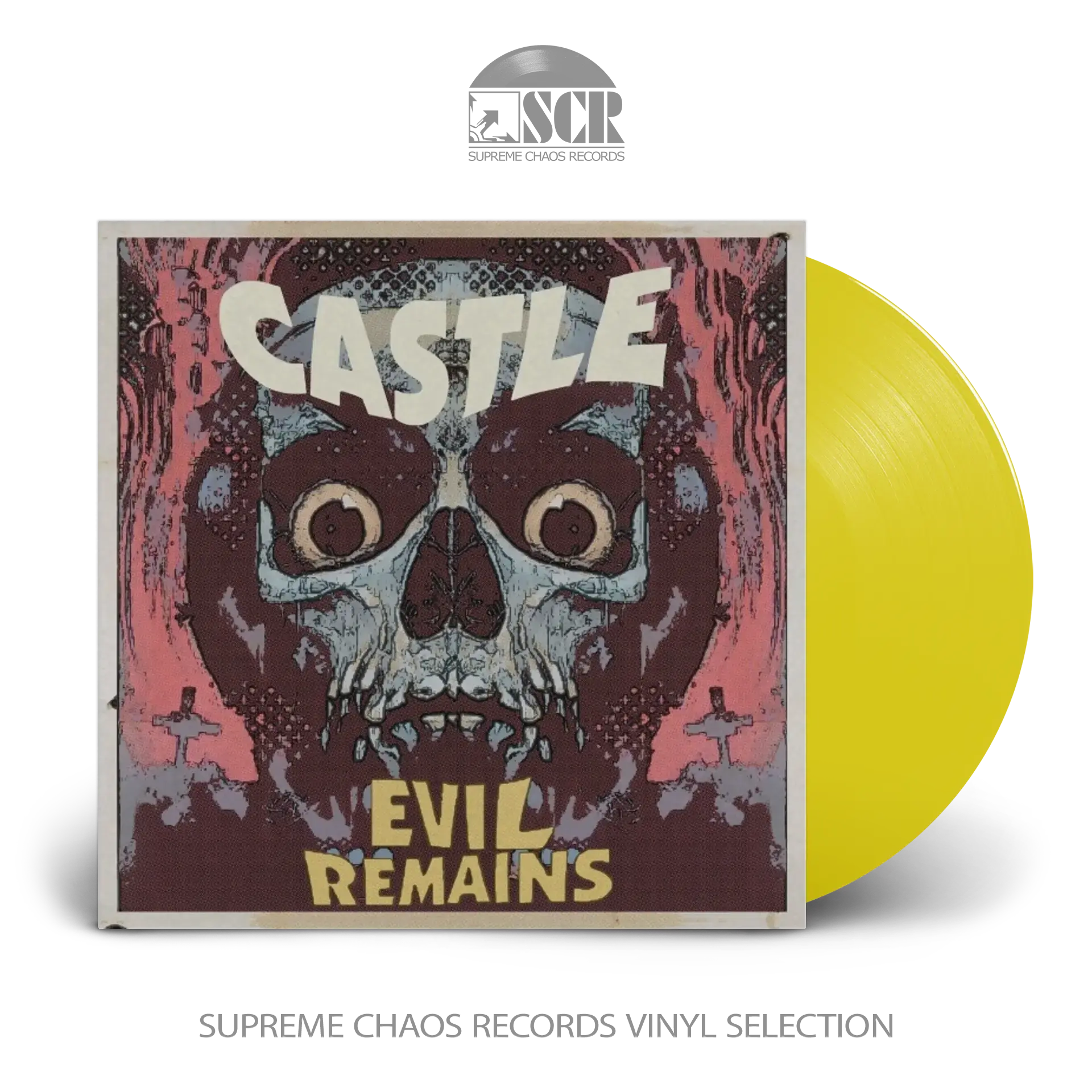 CASTLE · Evil Remains | YELLOW LP (Doom Metal Vinyl)