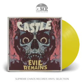 CASTLE · Evil Remains | YELLOW LP (Doom Metal Vinyl)