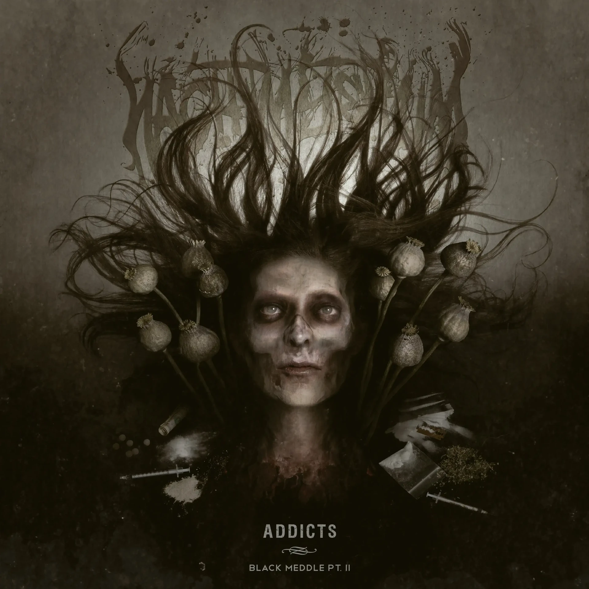 NACHTMYSTIUM · Addicts - Black Meddle Pt. II | BLACK 2LP (Black Metal Vinyl) · Picture 1