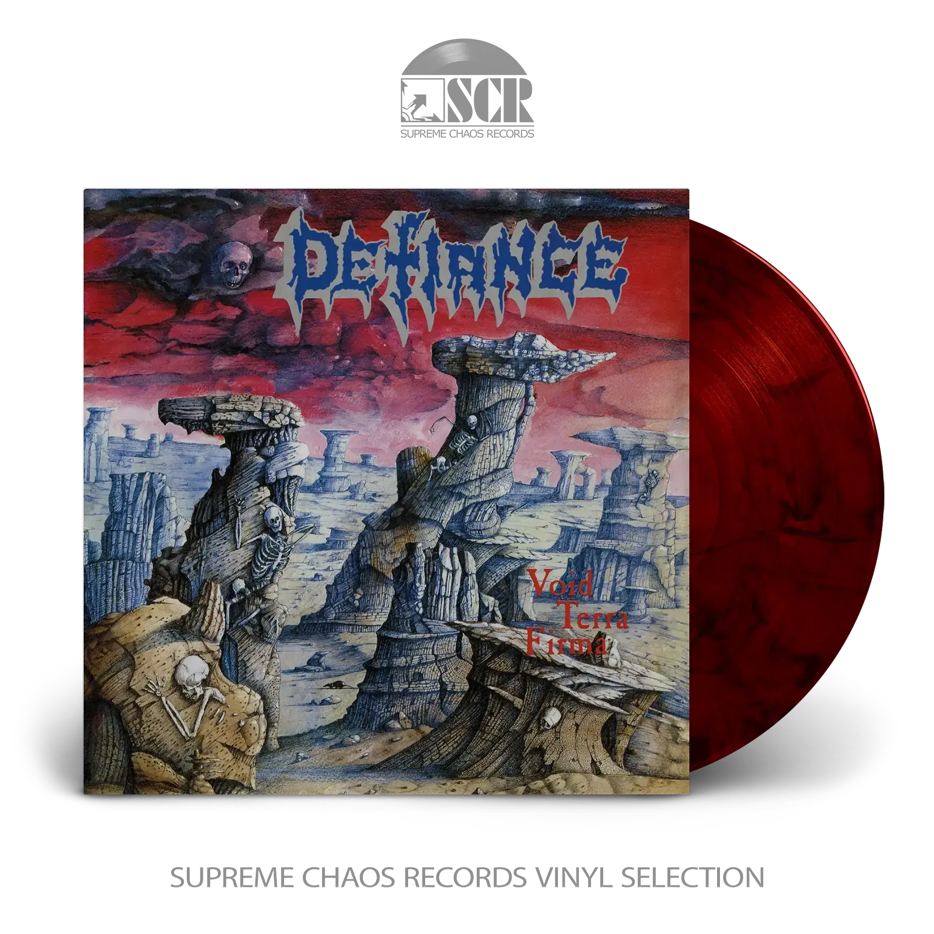 DEFIANCE - Void Terra Firma · RED/BLACK MARBLED VINYL DEFIANCE - Void Terra Firma · RED/BLACK MARBLED VINYL (Thrash Metal Vinyl)