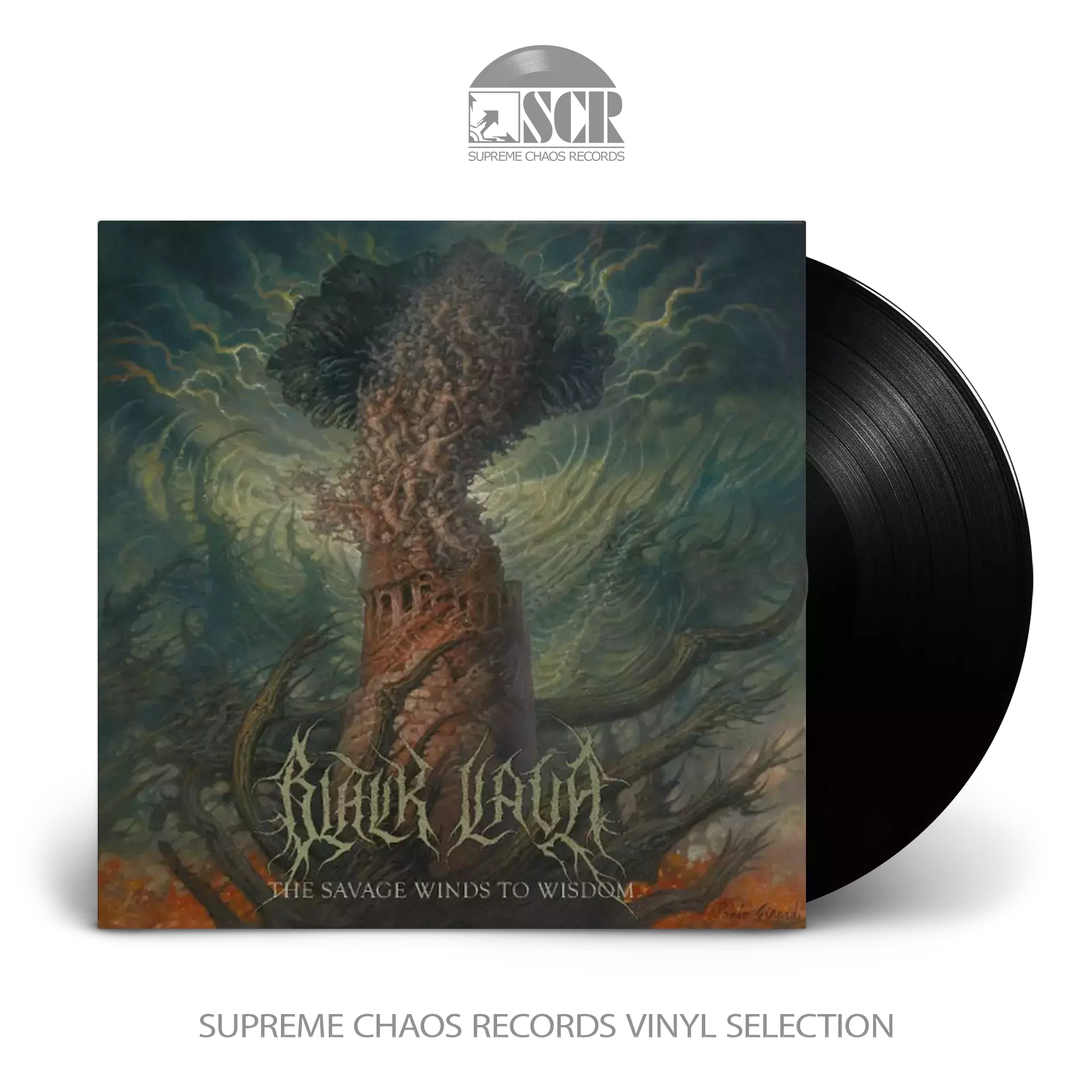BLACK LAVA · The Savage Winds To Wisdom | BLACK LP (Black Metal Vinyl)