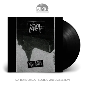 KARLOFF · Raw Nights | BLACK LP (Black Metal Vinyl)