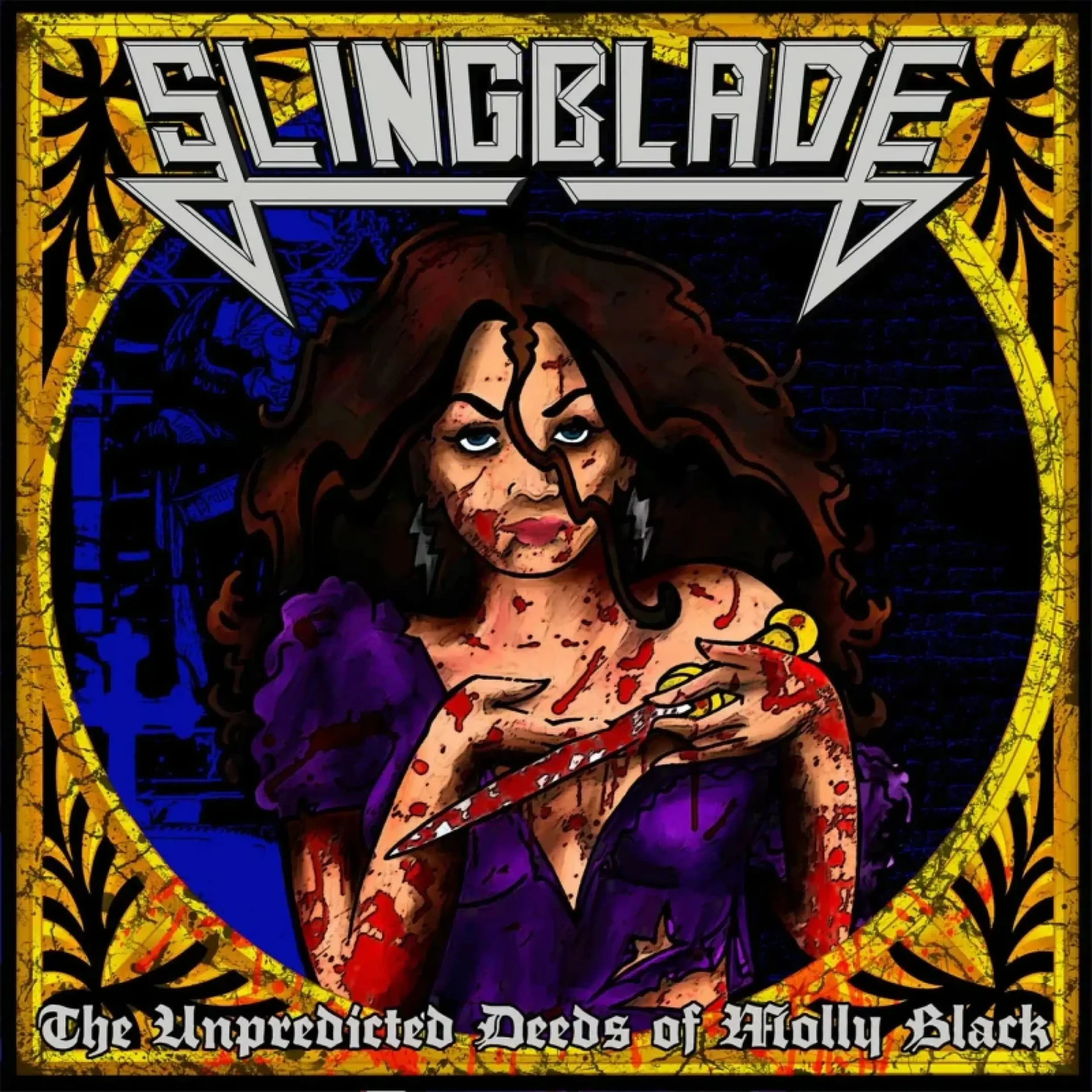 SLINGBLADE · The Unpredicted Deeds Of Molly Black (Splatter) | YELLOW/RED SPLATTER LP (Heavy Metal Vinyl) · Picture 1