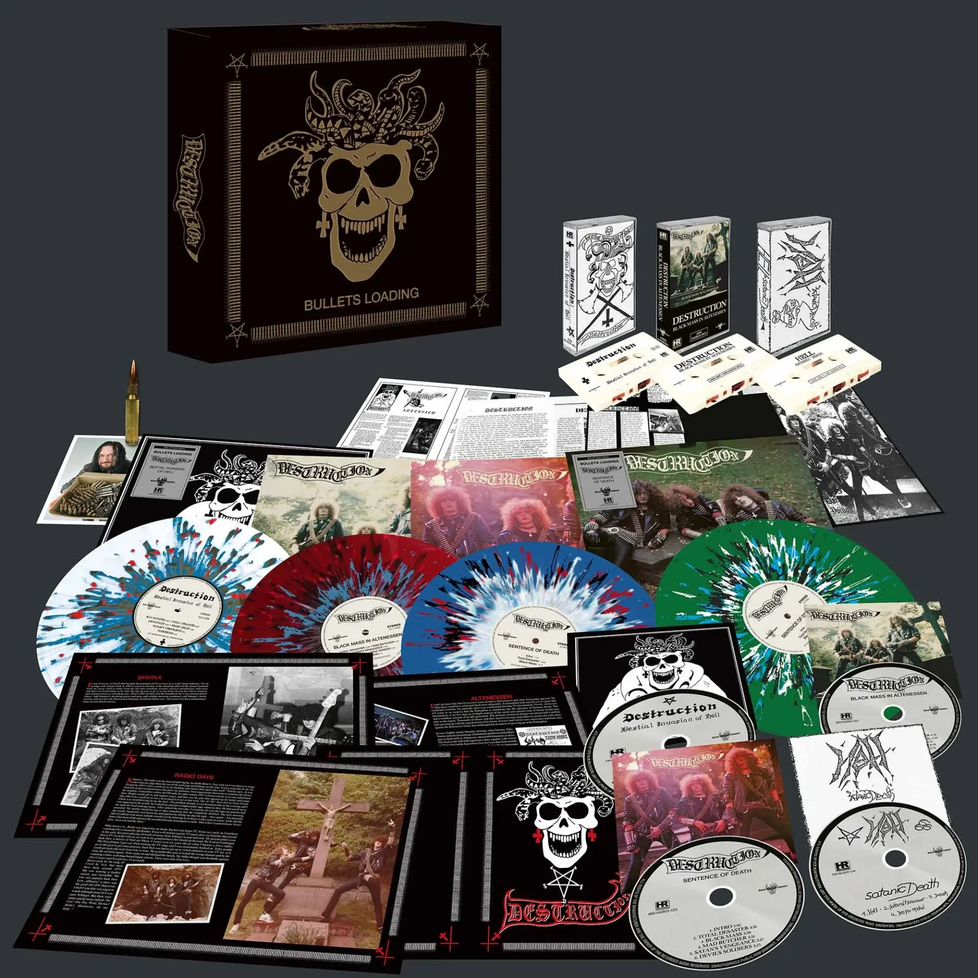 DESTRUCTION - Bullets Loading [BOX SET] (Thrash Metal Vinyl)