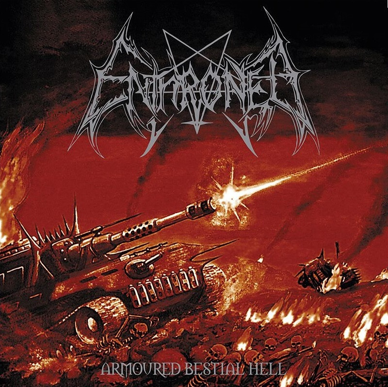 ENTHRONED - Armoured Bestial Hell · CLEAR/RED/ORANGE/WHITE LP 1