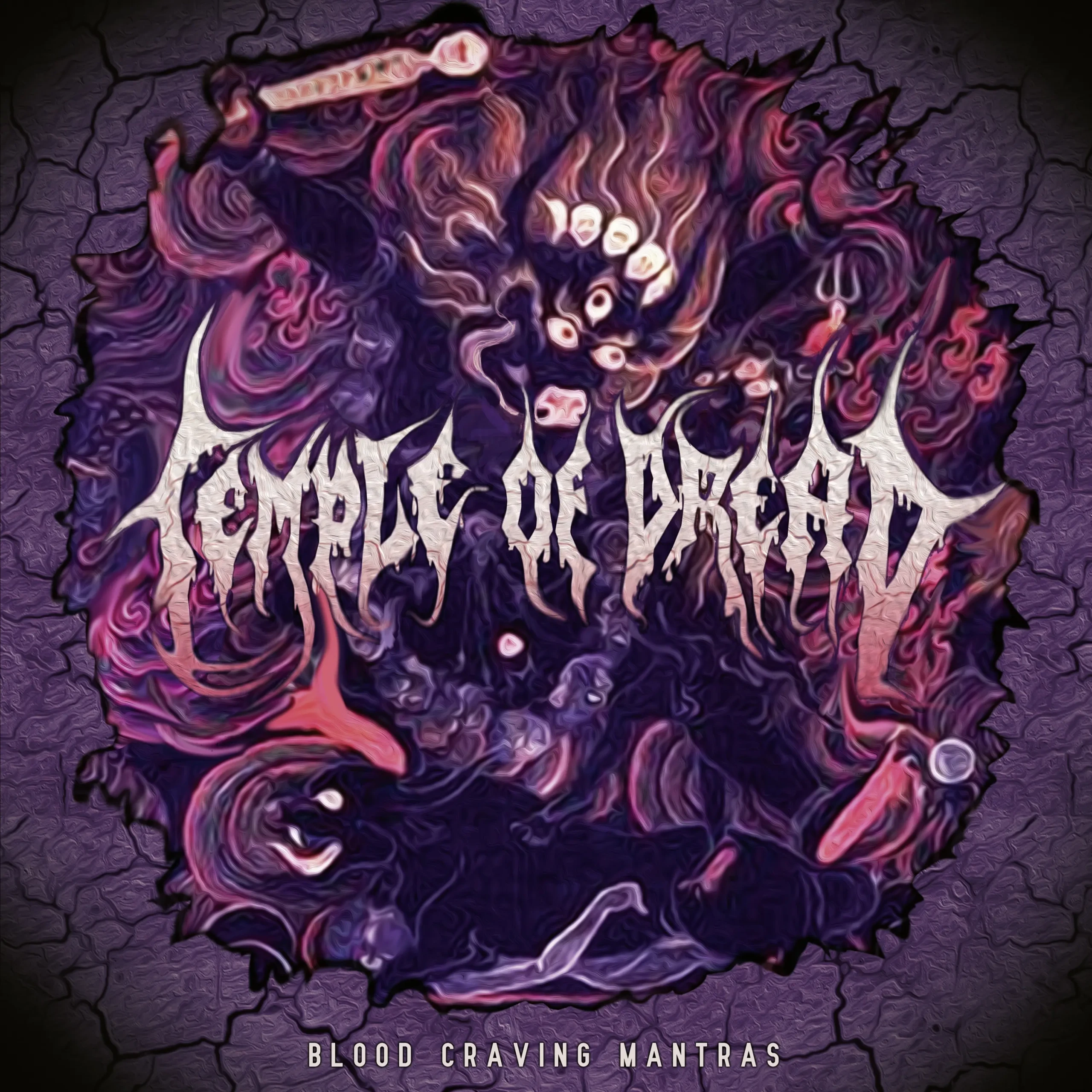 TEMPLE OF DREAD - Blood Craving Mantras · TRANSPARENT RED/BLACK LP · Picture 1 TEMPLE OF DREAD - Blood Craving Mantras · TRANSPARENT RED/BLACK LP (Death Metal Vinyl) · Picture 1