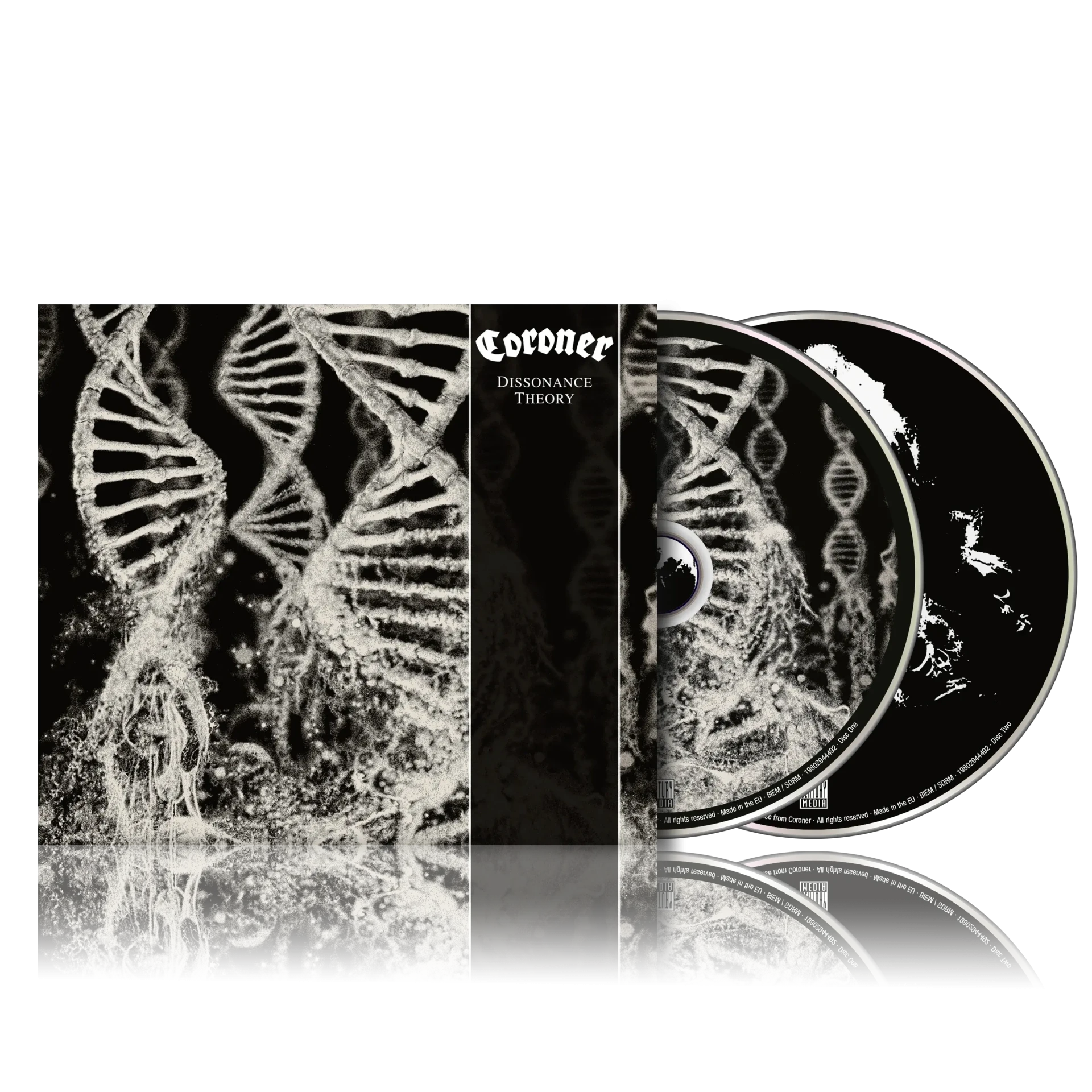 CORONER · Dissonance Theory | 2CD MEDIABOOK (Thrash Metal/Progressive Metal CDs) · Picture 2