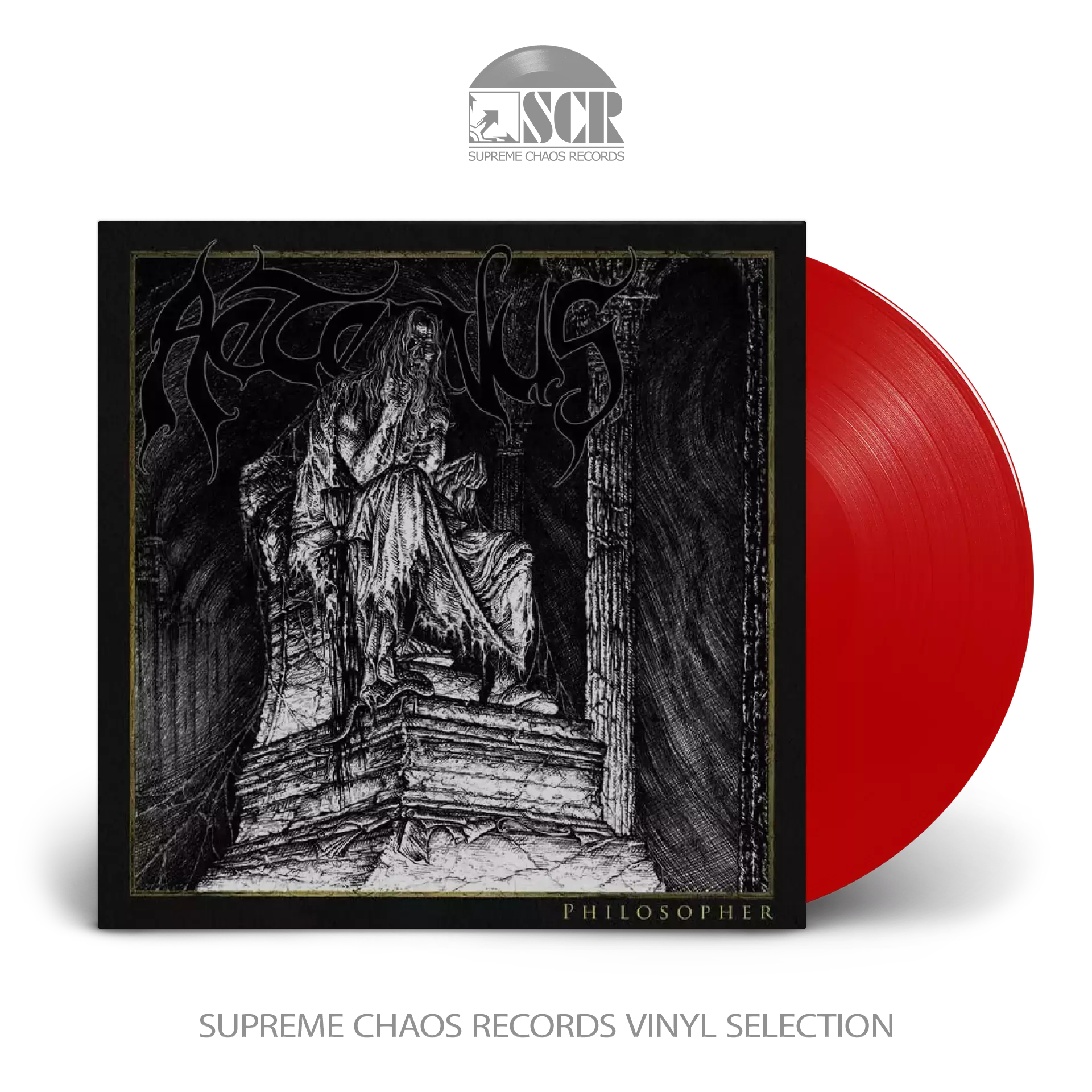 AETERNUS · Philosopher | RED LP (Dark Metal Vinyl)