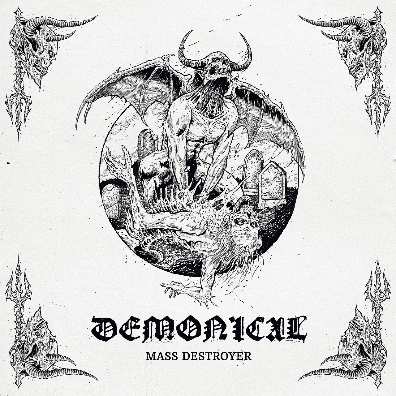 DEMONICAL · Mass Destroyer | BLACK LP (Death Metal Vinyl) · Picture 1
