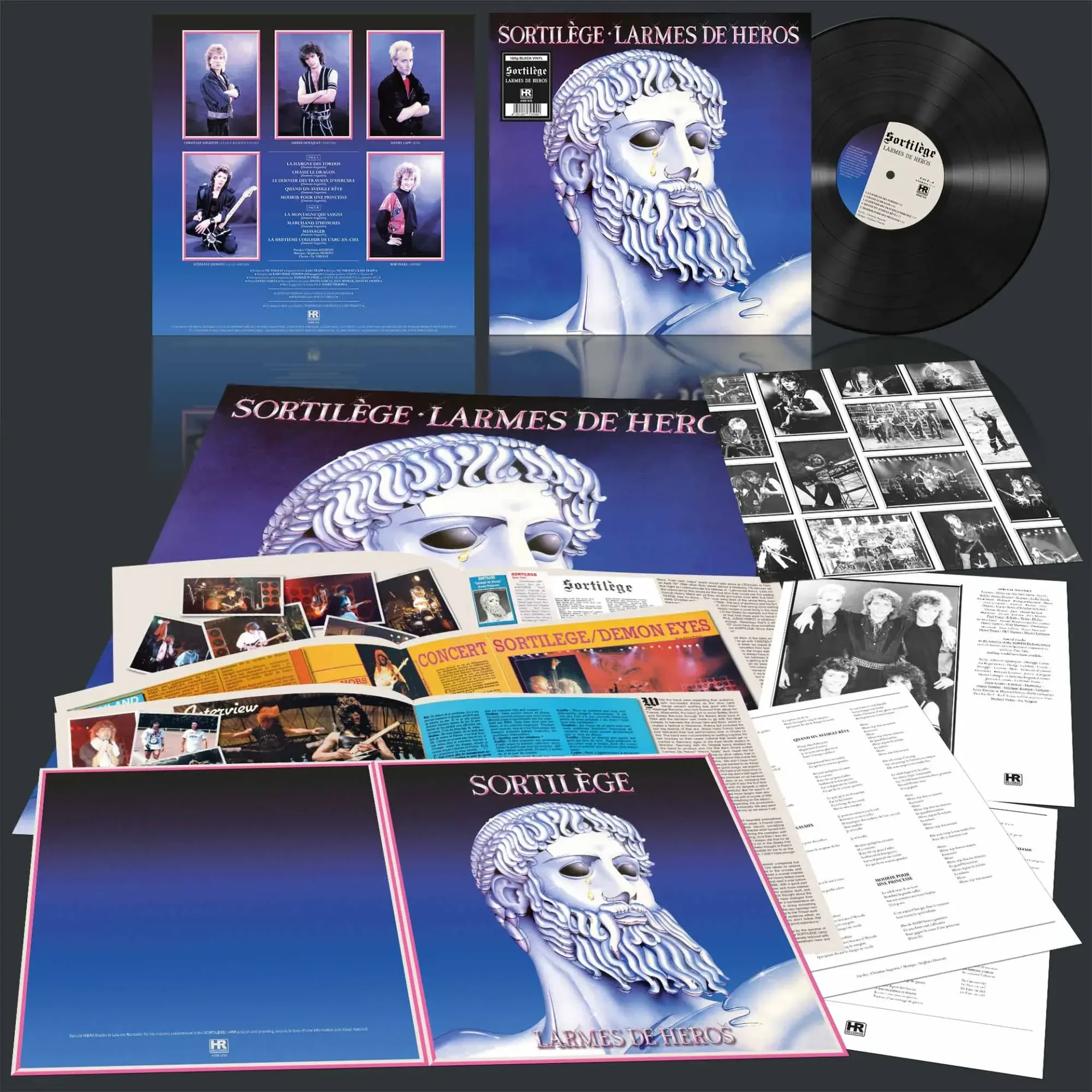 SORTILÈGE - Larmes de Héros [BLACK LP] (Heavy Metal Vinyl) · Picture 2