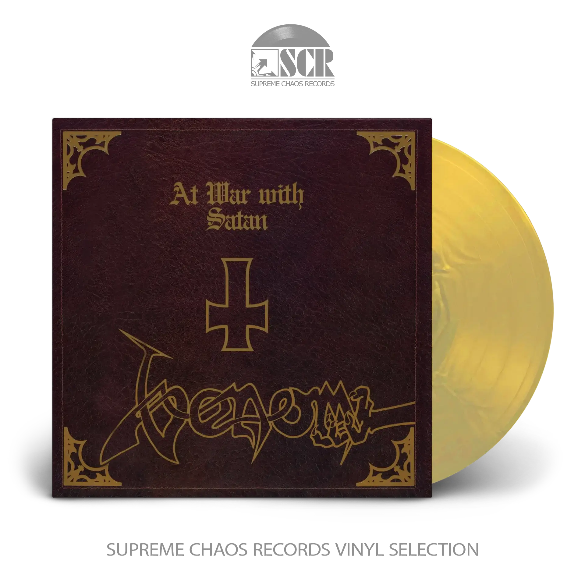 VENOM - At War with Satan [GOLD LP] (Heavy Metal Vinyl)
