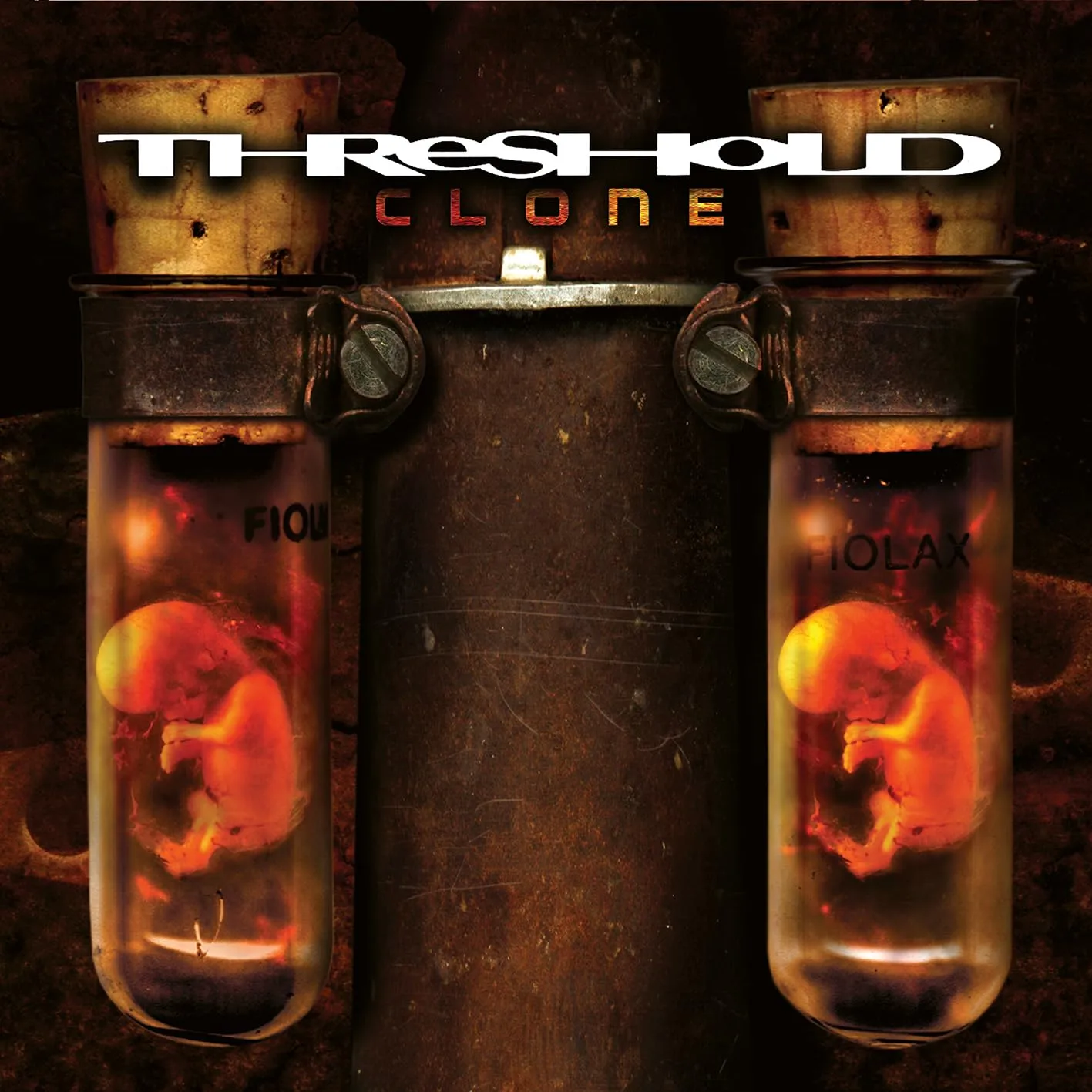 THRESHOLD · Clone (2024 Remix) | TRANSPARENT ORANGE 2LP (Progressive Metal Vinyl) · Picture 1
