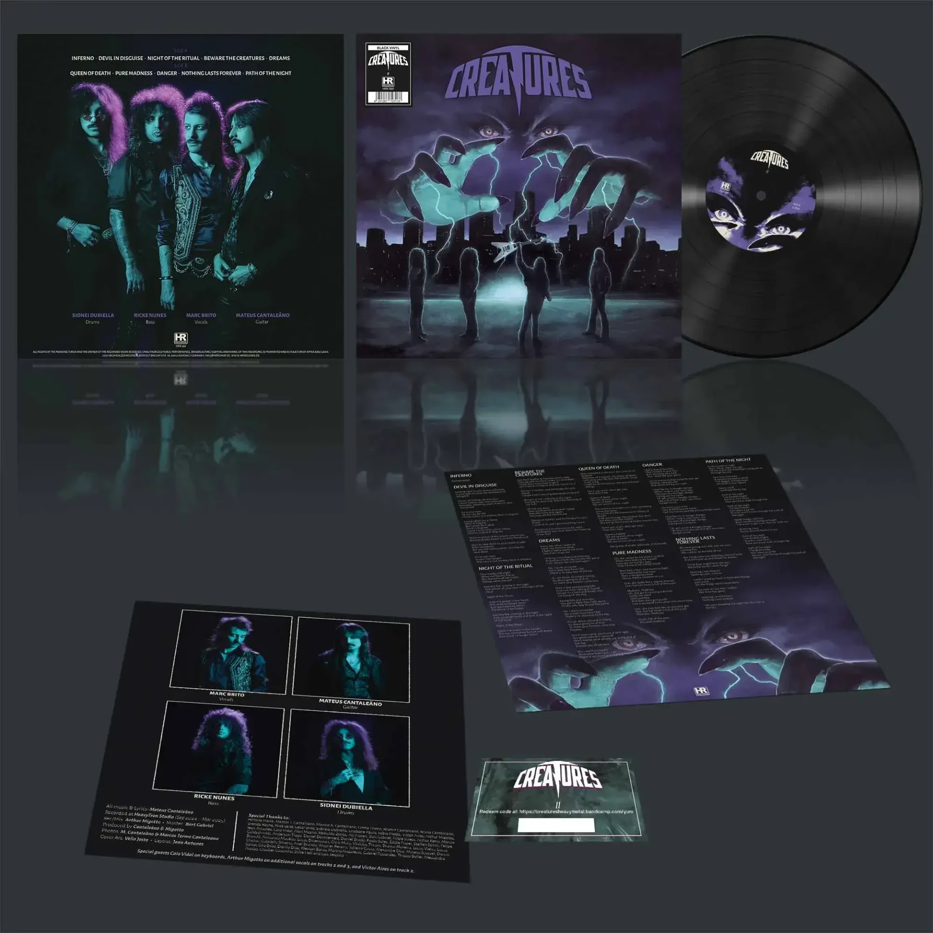 CREATURES - Creatures II · BLACK LP (Heavy Metal Vinyl) · Picture 2