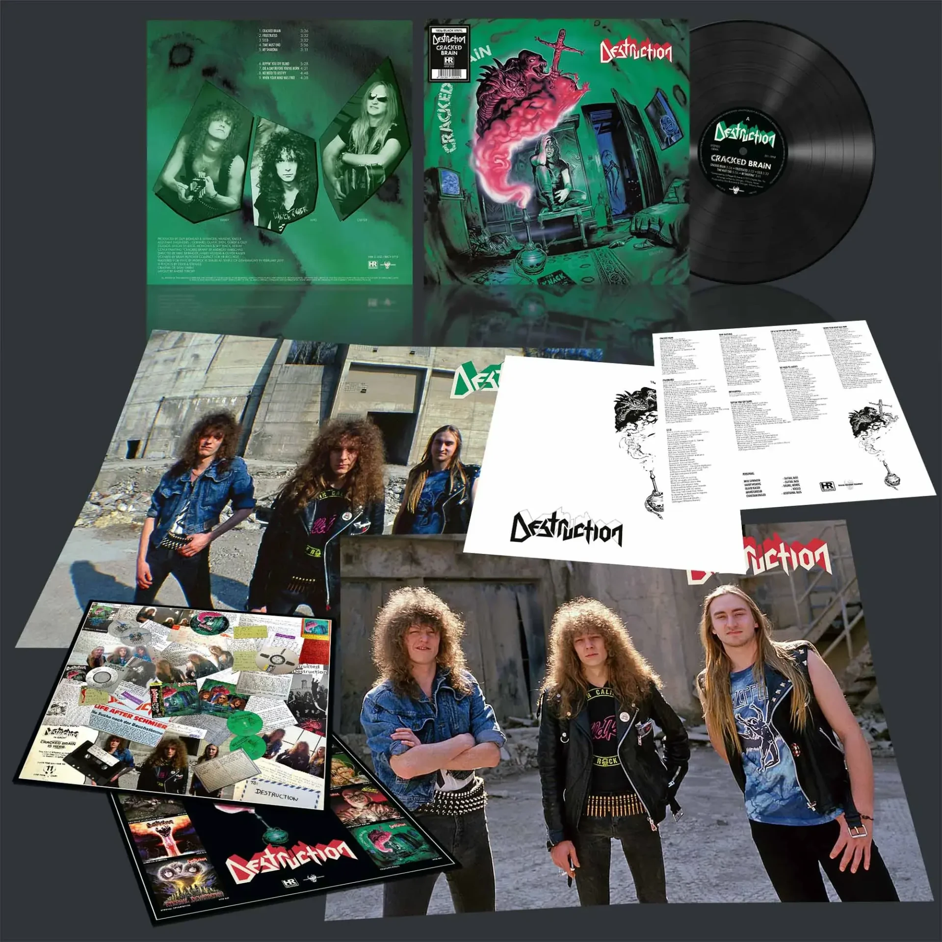 DESTRUCTION - Cracked Brain [BLACK LP] (Thrash Metal Vinyl) · Picture 2
