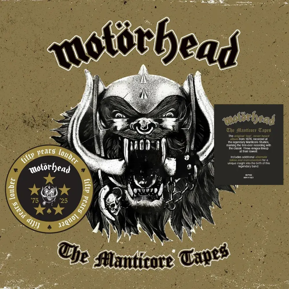 MOTÖRHEAD · The Manticore Tapes | BLACK LP (Heavy Metal/Hardrock Vinyl) · Picture 1