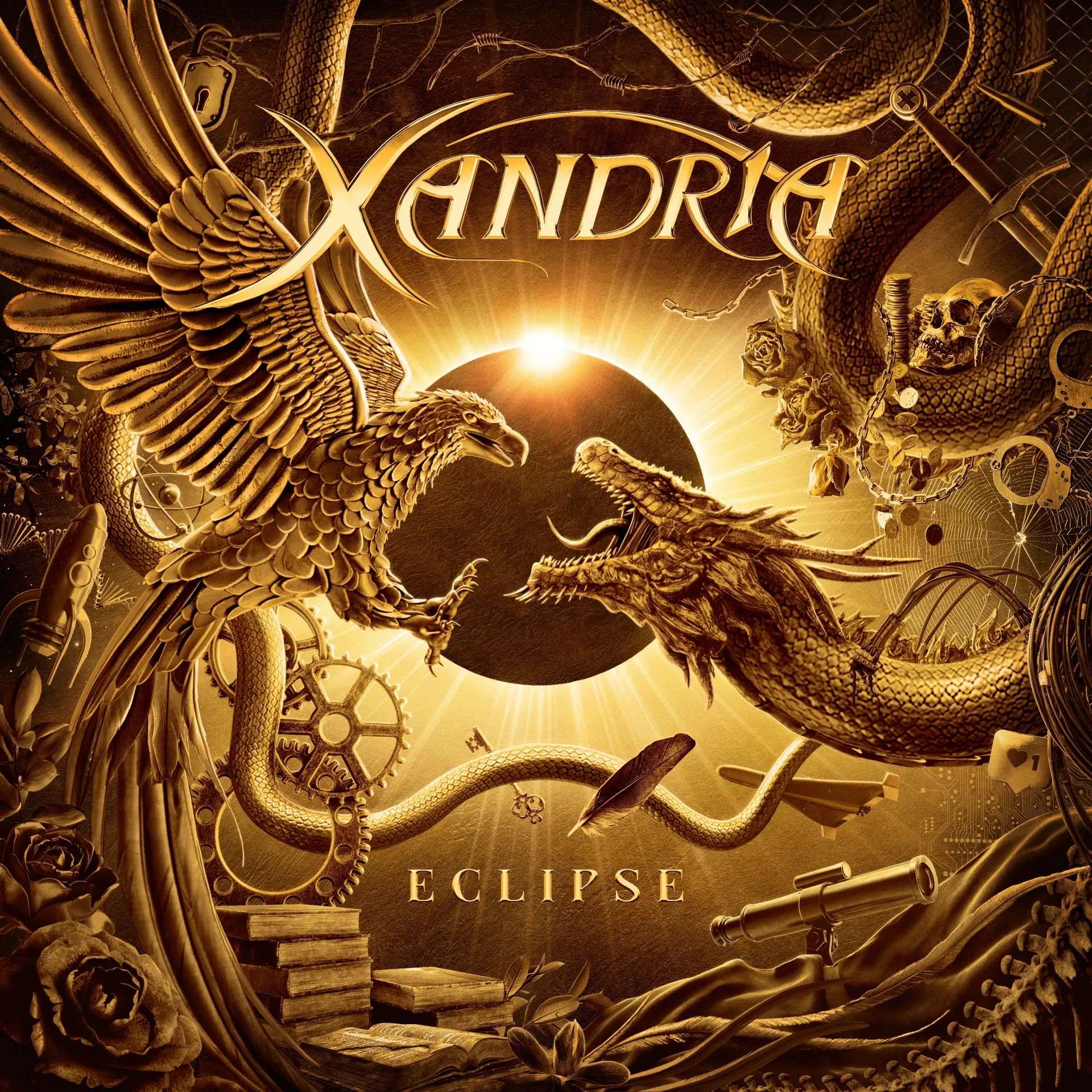XANDRIA · Eclipse | BLACK LP (Symphonic Metal Vinyl) · Picture 1