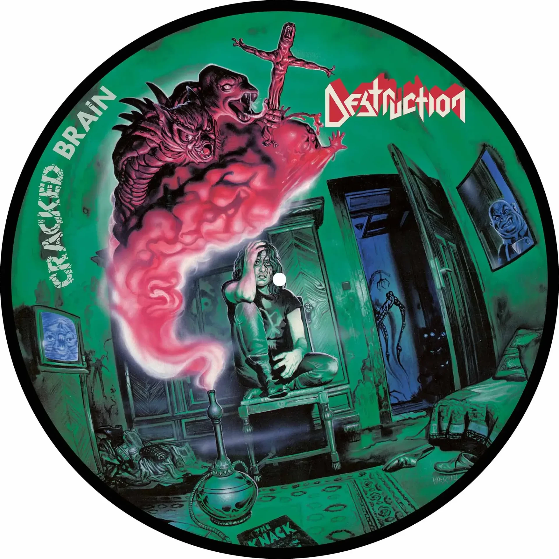 DESTRUCTION - Cracked Brain [PICTURE LP] (Thrash Metal Vinyl)
